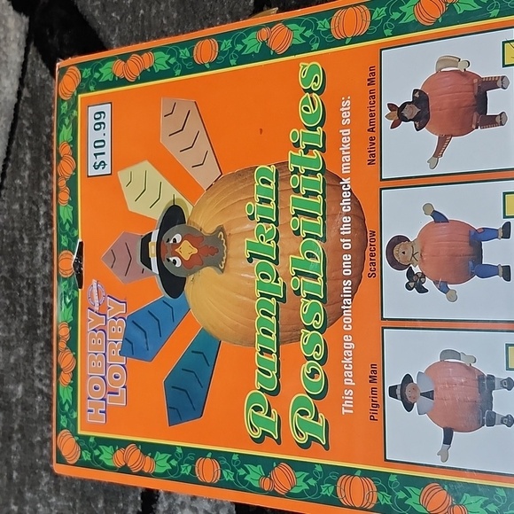 VINTAGE PUMPKIN POSSIBILITIES WOODEN NATIVE AMERICAN MAN PRICE FIRM - Picture 5 of 8